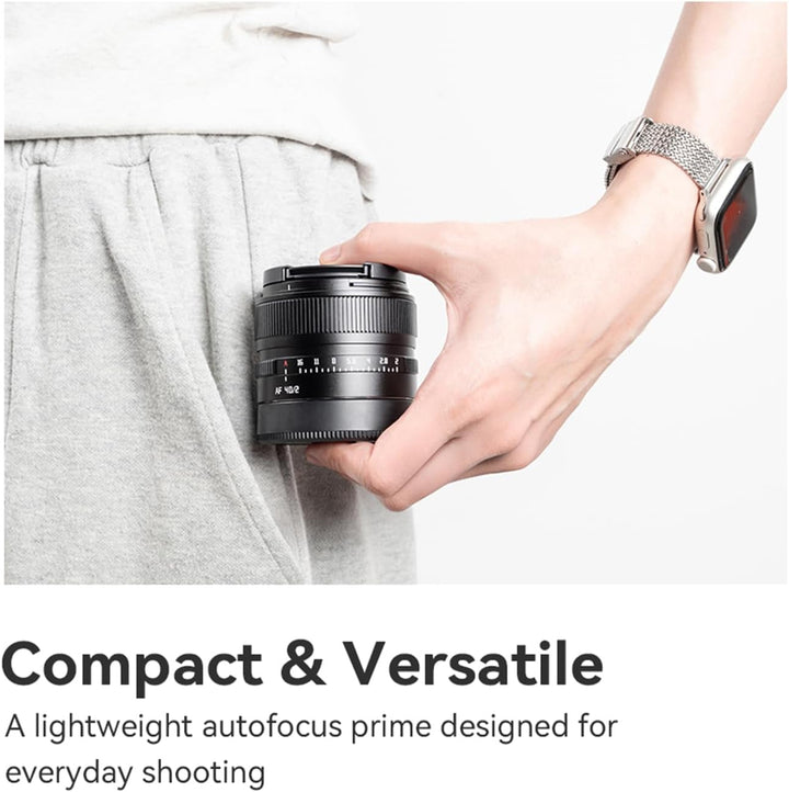 TTARTISAN 40 mm f/2 AF-Objektiv für L-Mount, Vollformat 40 mm f2 Autofokus Prime Objektive für L-Mou