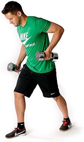 Oliver – Chrom Kurzhanteln Set 2x 10kg – Hantelset für Männer & Frauen – verschiedene Gewichte von 1