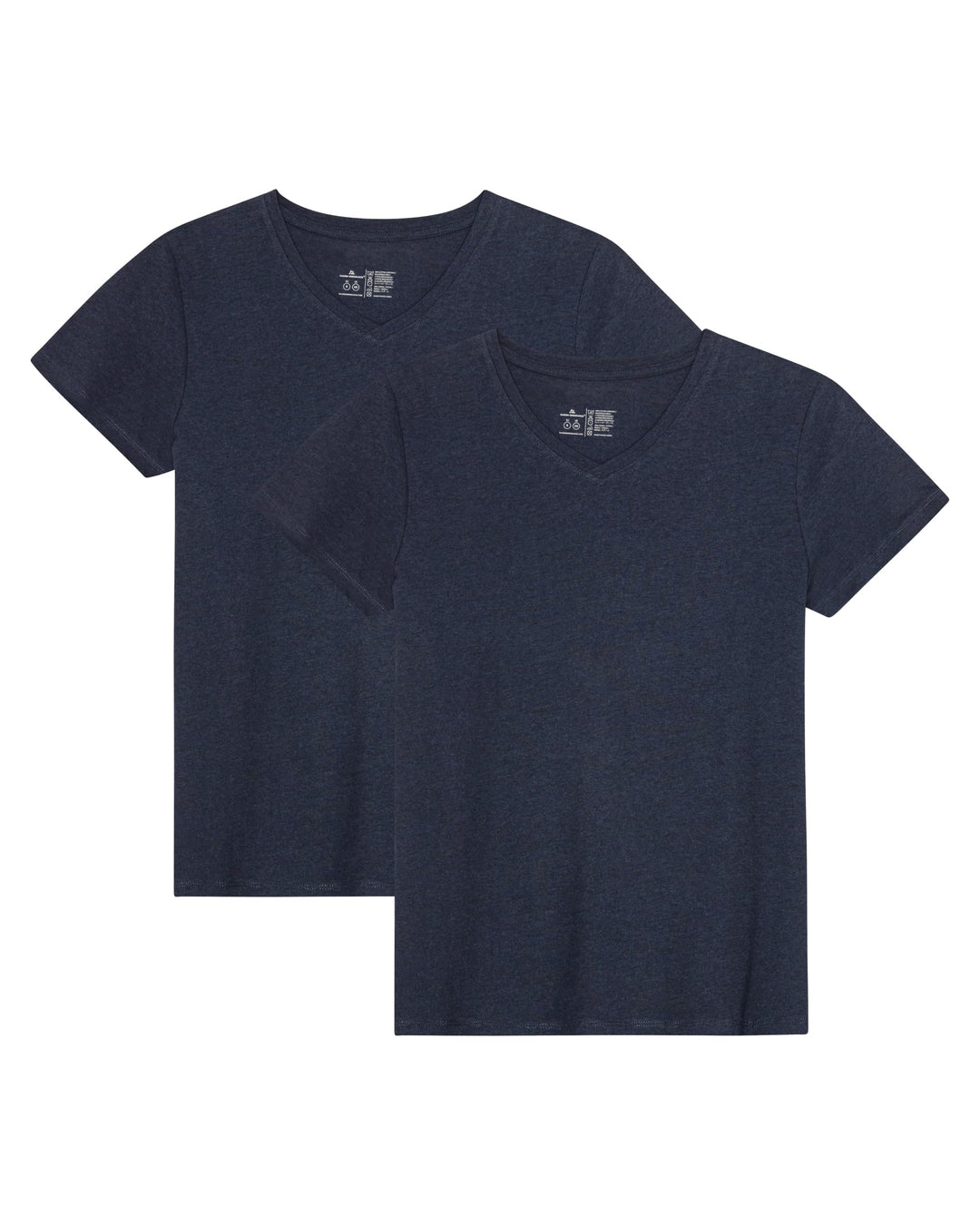 DANISH ENDURANCE Kurzarm Tshirt Damen aus Modal &amp; Bio-Baumwolle, Rundhals- oder V-Ausschnitt, Atmung