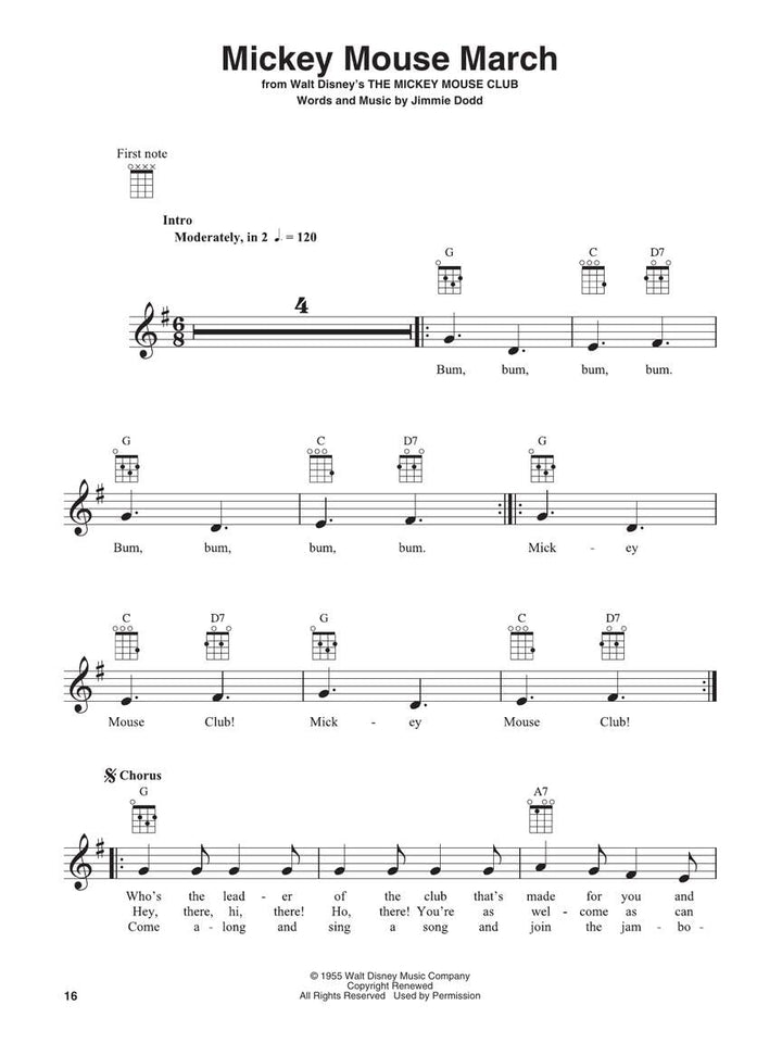 Ukulele Play-Along Volume 7: Disney Favourites: Play-Along, CD für Ukulele (Ukulele Play-Along, 7, B
