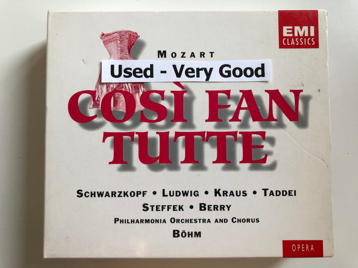 Mozart: Cosi Fan Tutte (Ge-It), Audio-CD