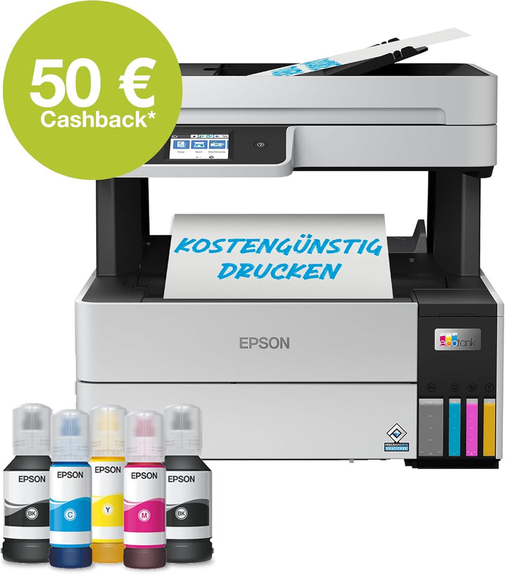 Epson EcoTank ET-5150 3-in-1 Ink Multifunction Device (Copier, Scanner, Printer, A4, ADF, Duplex, Wi