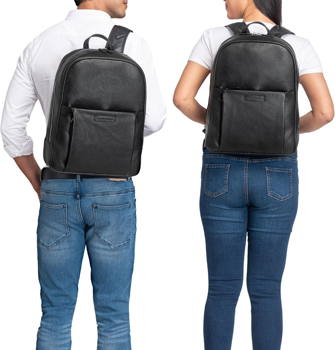 STILORD 'Etienne' Laptop Rucksack Leder 15 Zoll Business Rucksack Damen Leder Herren Notebook Rucksa