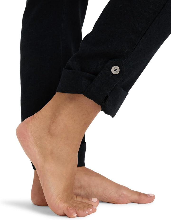 Roxy On The Seashore - Cargo Hose aus Leinen für Frauen Weiss XS Anthracite, XS Anthracite
