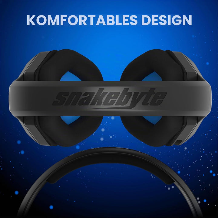 Snakebyte PS5 Gaming-Headset - für PS5/ PS4/ Xbox/Switch, starker 50MM Audio-Treiber, geräuschisolie
