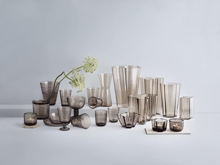 Iittala Alvar Aalto Collection Schale, Glas, Braun, 75mm