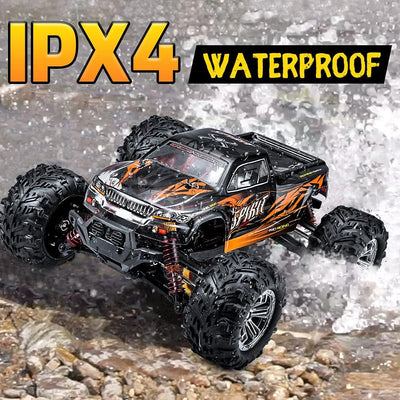VATOS Ferngesteuertes Auto, Bürstenloses RC Auto 52 km/h 1:16 Monstertruck 2,4 GHz All Terrains Craw