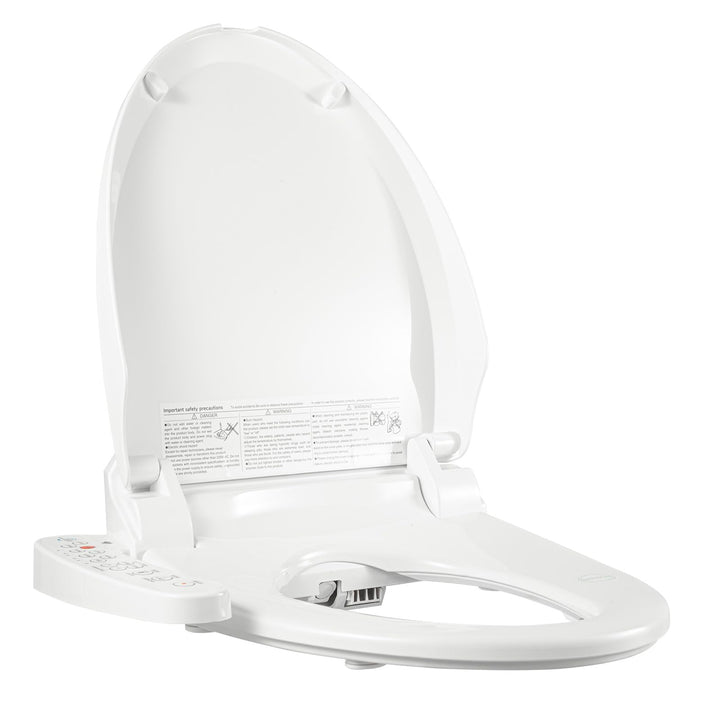 Bidet Sitz Smart Dusch, 220V Elektrischer Smart WC Dusch WC Sitz Beheizte Toilette, 32℃-48℃ Temperat