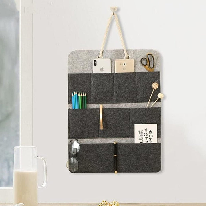 2 St. Hängeorganizer Wand Organizer Hängend Bad Filz Tasche Tür Hängeaufbewahrung Camping Aufbewahru