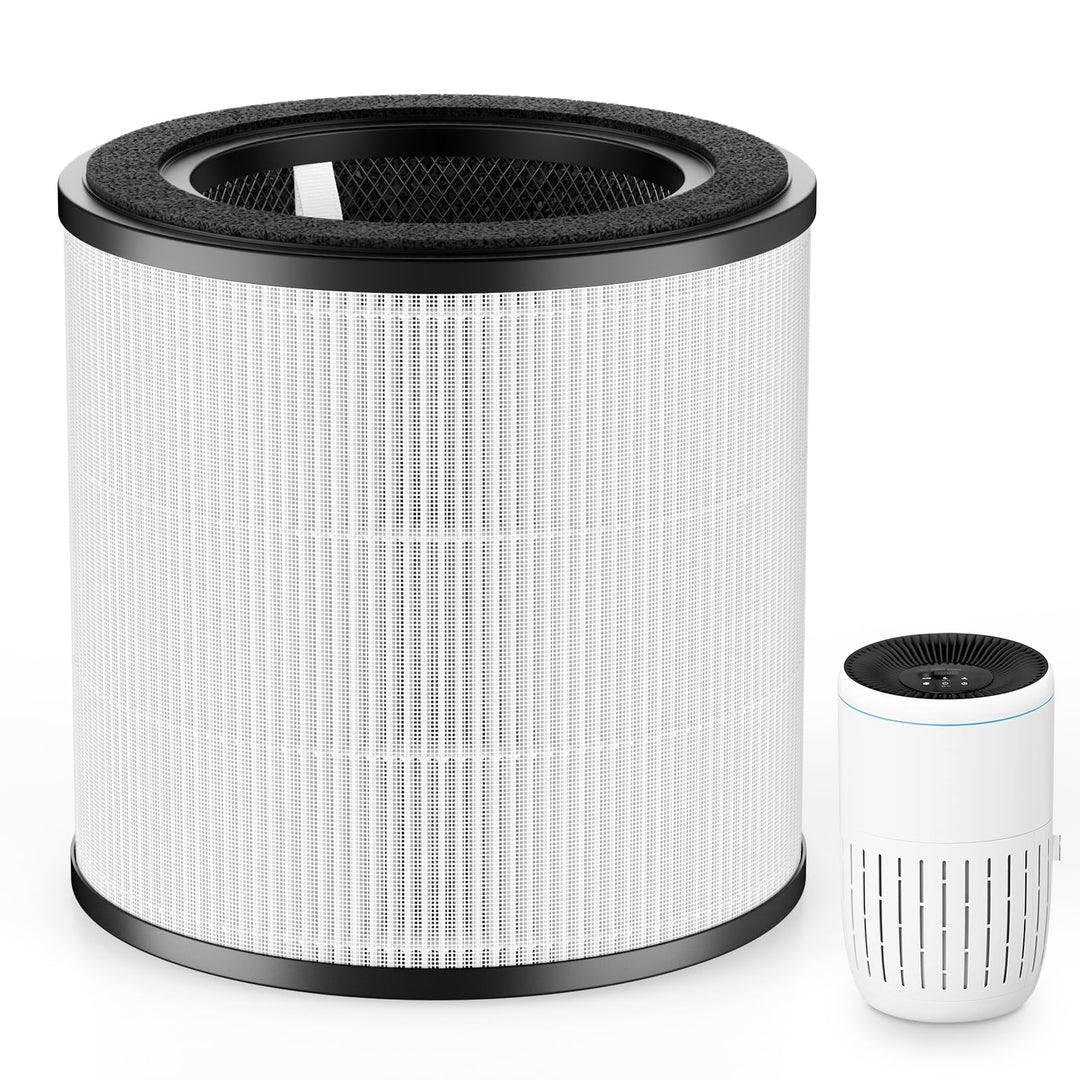 Air 2000 Ersatzfilter für Bosch Air 2000 Luftreiniger, 3-in-1 HEPA-Filter mit Hocheffizienter Aktivk