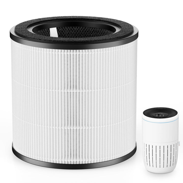 Air 2000 Ersatzfilter für Bosch Air 2000 Luftreiniger, 3-in-1 HEPA-Filter mit Hocheffizienter Aktivk