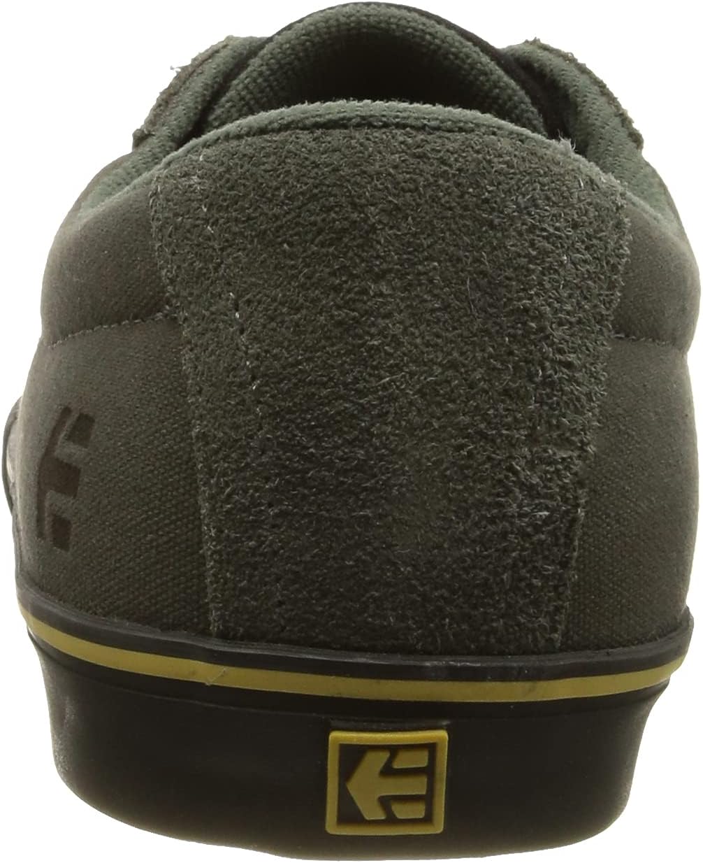 Etnies Herren Jameson Vulc Skate-Schuh 42 EU Grau Schwarz Gold, 42 EU Grau Schwarz Gold