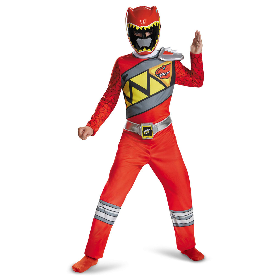Power Rangers Dino Charge Red Classic Child Costume 4-6