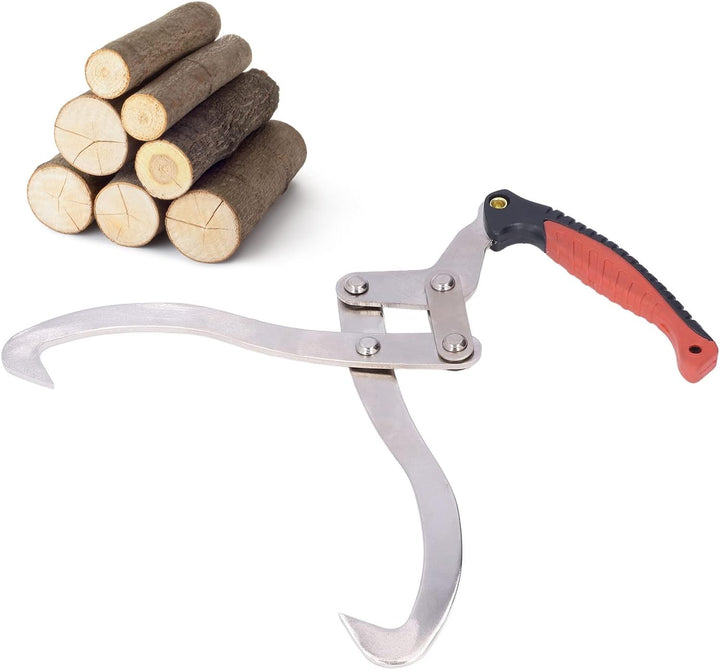 TOPINCN Holzzange, Holztragewerkzeug Holzspalter Teile Zubehör für Den Garten Holzstamm Heben Handha