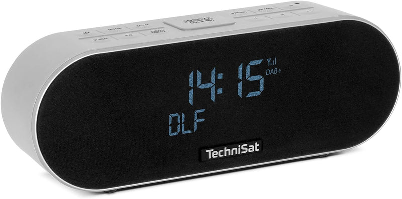 TechniSat DIGITRADIO 53 BT – Premium-Stereo-Radiowecker mit USB-Ladefunktion (DAB+, UKW, Uhr-/ Datum