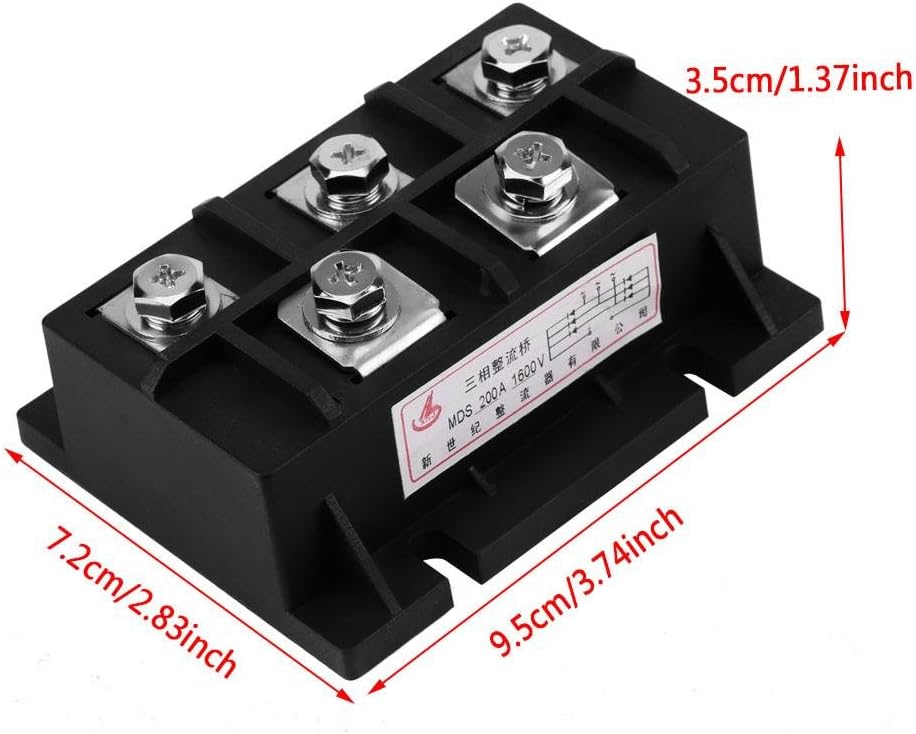 MDS 200 amp 1600 V 3 Phase AC zu DC High Power Gleichrichter Silizium Vollwelle Diode Brückengleichr