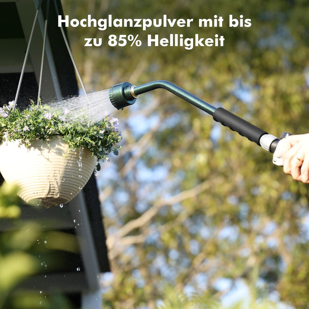 RESTMO Langer Giessstab, 62cm Gartenbrause mit voller, sanfter Dusche und Durchflusskontrolle, strap