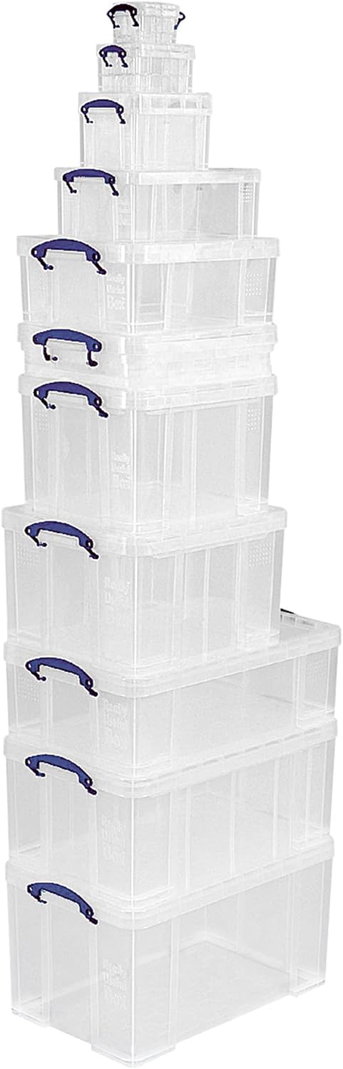 Really Useful Aufbewahrungsbox aus Kunststoff, 64 l, Weiss 64 Litre, 64 Litre