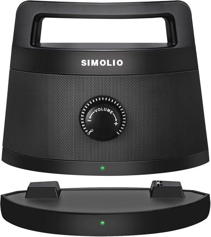 SIMOLIO TV Lautsprecher für Fernseher Kabellos, Tragbare Funklautsprecher für Senioren & Menschen, E