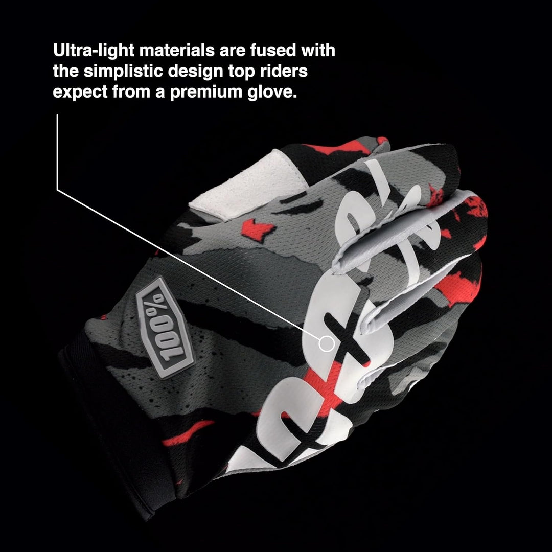 100% 100 Prozent iTrack Motorrad-Crosshandschuh, S