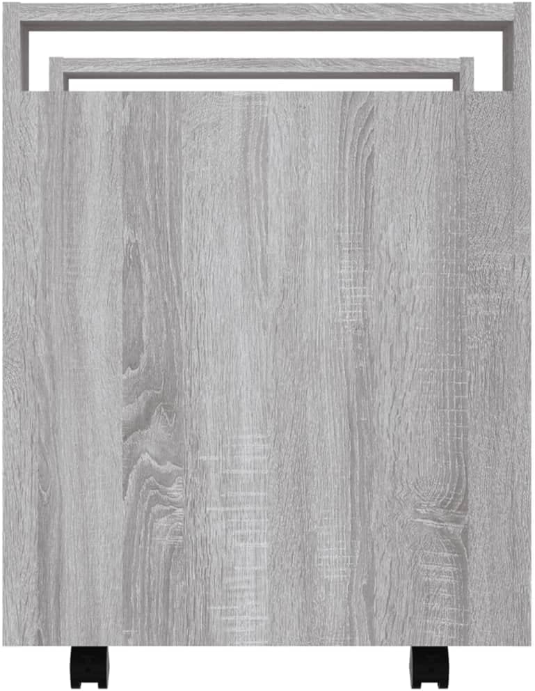 vidaXL Bürowagen, Rollcontainer mit viel Stauraum, Rollschrank für Wohnzimmer Büro Schlafzimmer, Bür