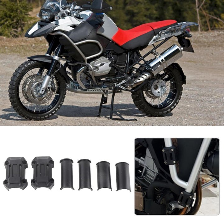 Motorrad-Fallschutz, Motorrad-Sturzbügelschutz, 2 Paar Motorrad-Motorschutz, Stossstangenblock-Schut