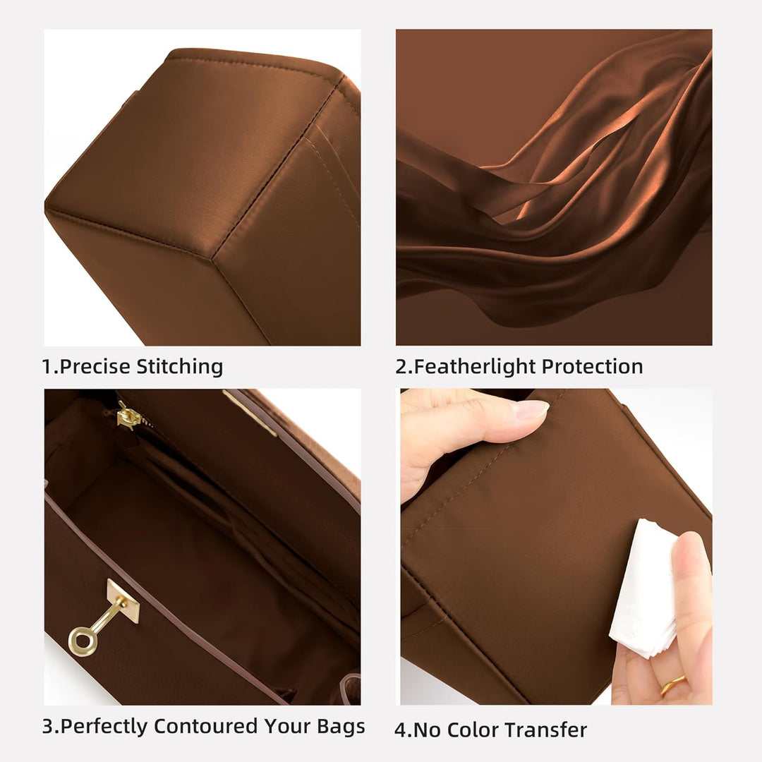 DGAZ Handtaschen Organizer Seide, Taschenorganizer Tasche in Tasche Organizer Innentaschen für Birki
