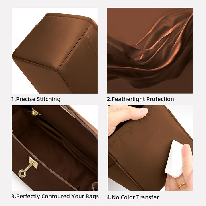 DGAZ Handtaschen Organizer Seide, Taschenorganizer Tasche in Tasche Organizer Innentaschen für Birki