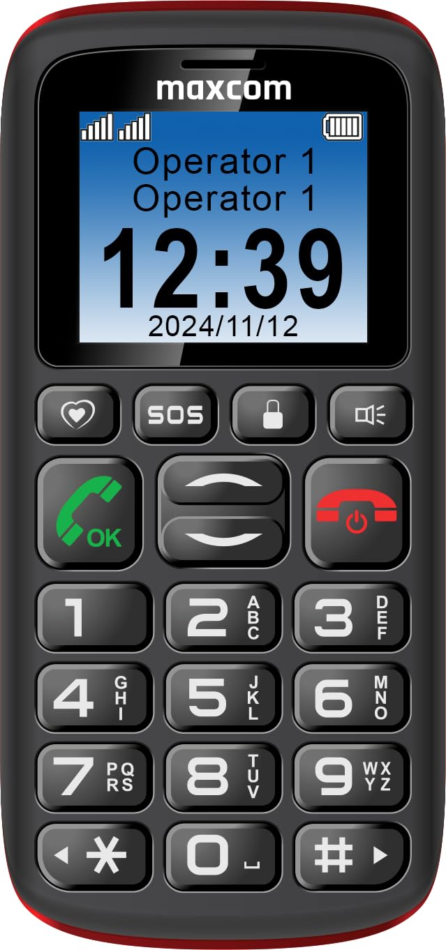 Maxcom Mm428l 1.8´´ 2g Dual Senior Mobile Phone One Size
