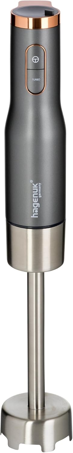Stabmixer-Set | 800 Watt | Titan-Klinge | 7-teilig | Kartoffelstampfer | edelstahl Schneebesen | Cho