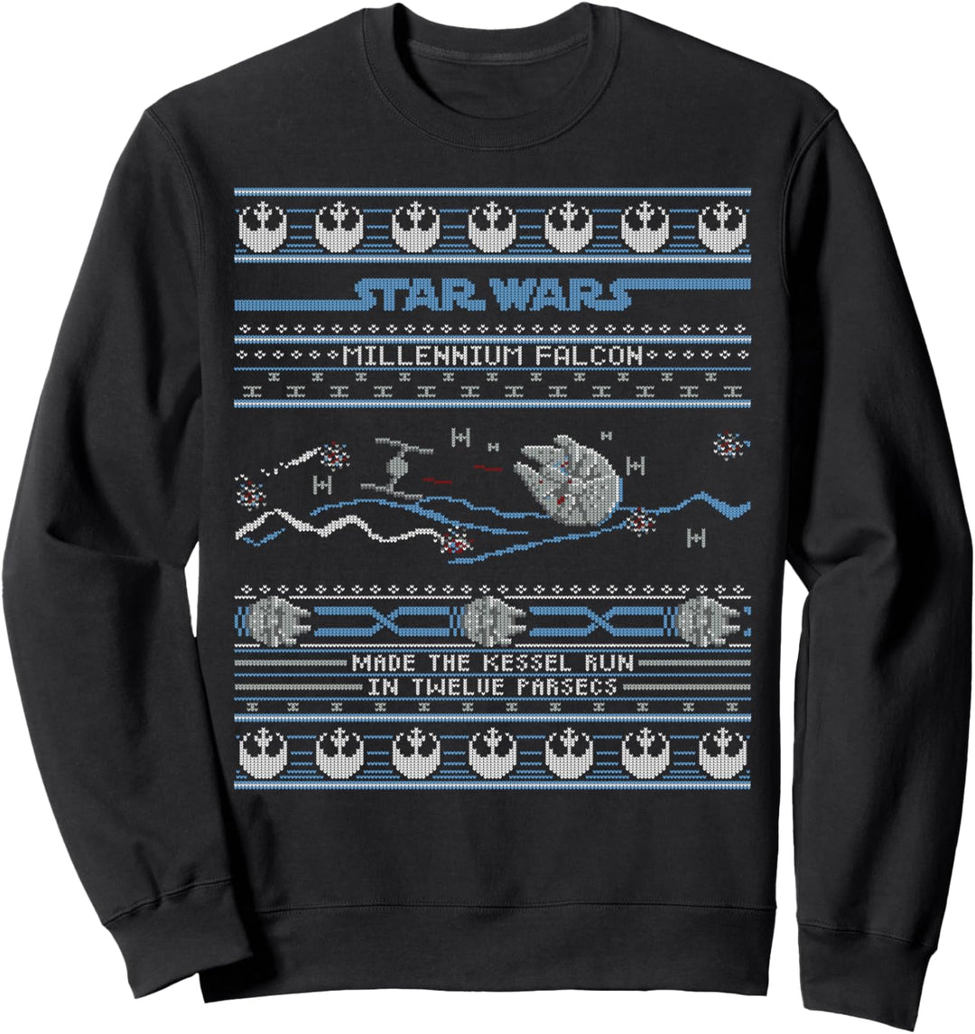 Star Wars Falcon Kessel Run Ugly Christmas Sweater Sweatshirt