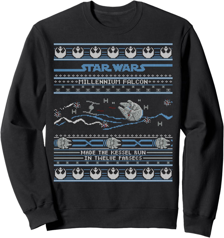Star Wars Falcon Kessel Run Ugly Christmas Sweater Sweatshirt
