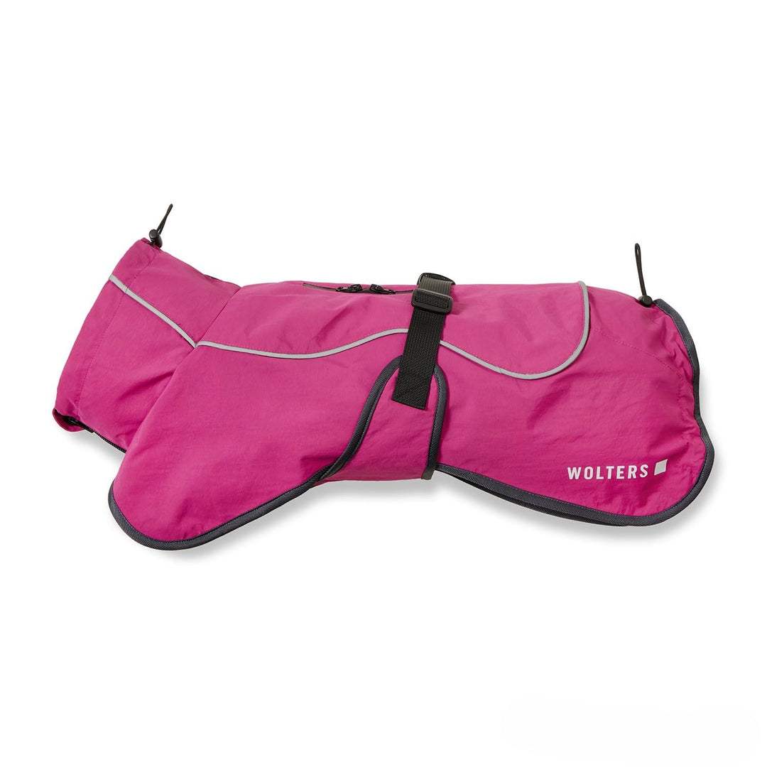 Wolters Hundejacke Cape Drizzle | Ganzjahresjacke für Hunde in der Farbe Magenta | Grösse 60 (Rücken