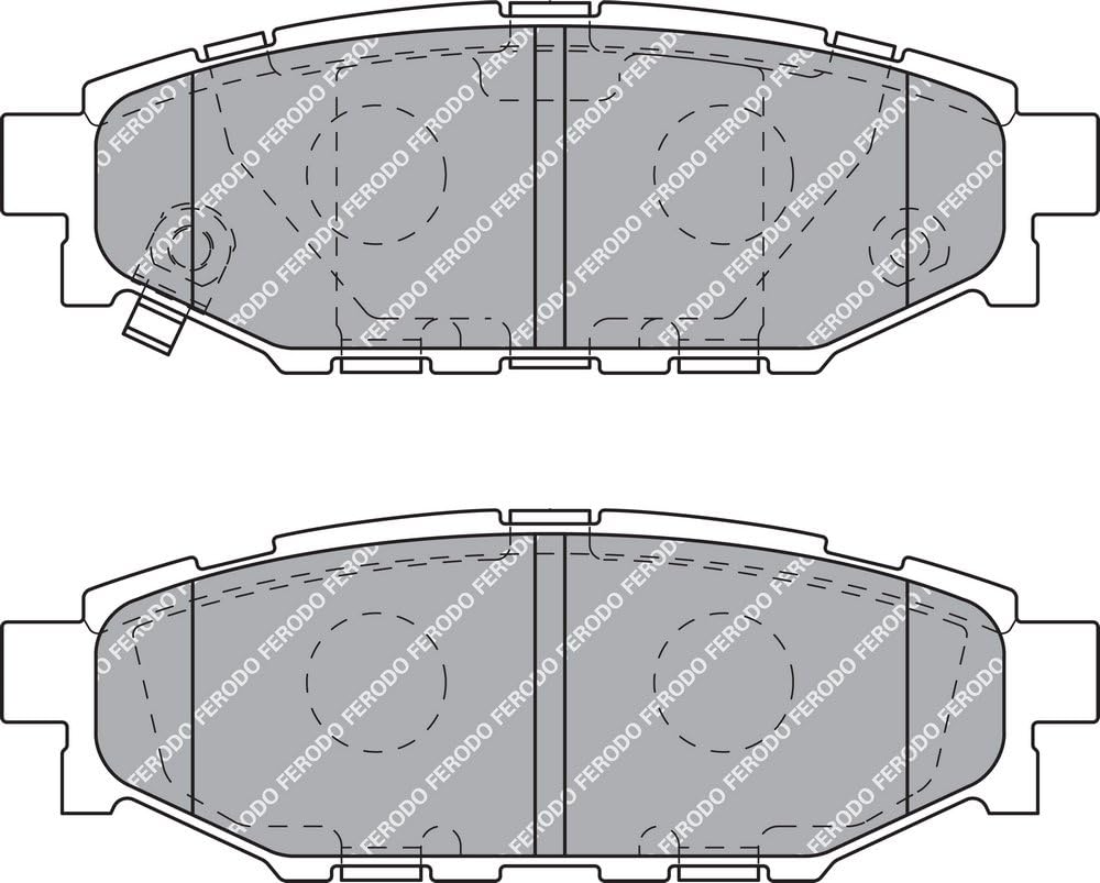 Ferodo FDB1947 PREMIER Bremsbelagsatz, Scheibenbremse - (4-teilig) - (4 Stück)