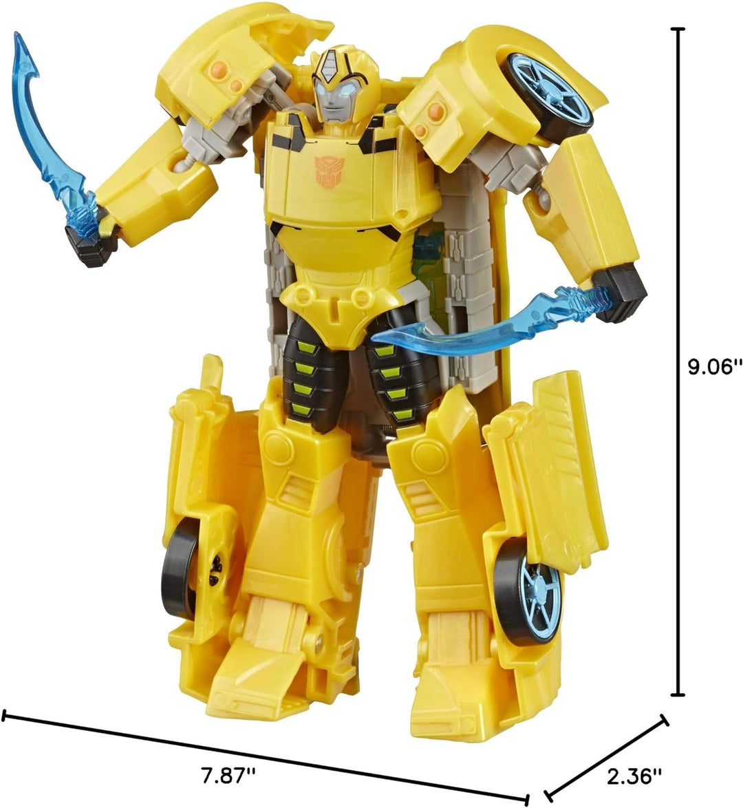 Transformers Cyberverse Ultra-Klasse Bumblebee Action-Figur, lässt Sich für mehr Power mit der Energ