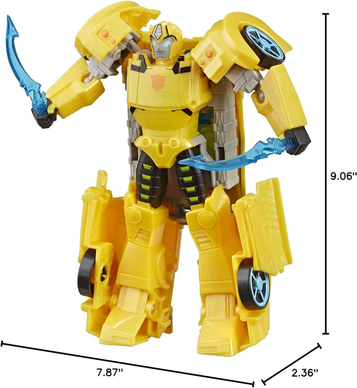 Transformers Cyberverse Ultra-Klasse Bumblebee Action-Figur, lässt Sich für mehr Power mit der Energ