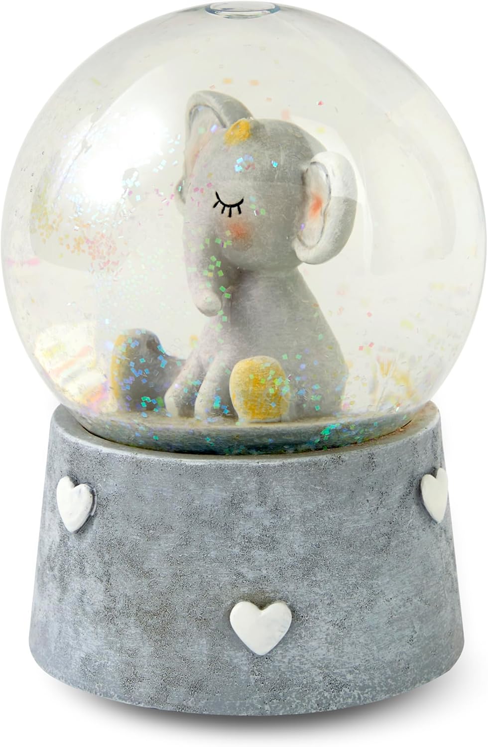 Mousehouse Gifts Elefanten Schneekugel Spieluhr Geschenk für Jungen Mädchen Kinder oder Baby