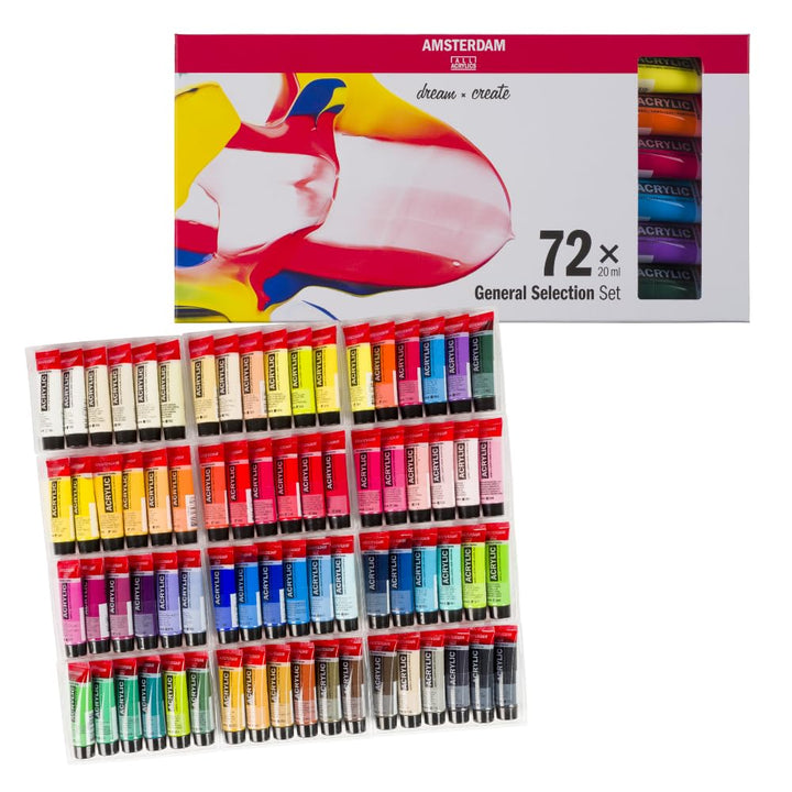 Amsterdam General Selection Acryl Set 72 x 20 ml