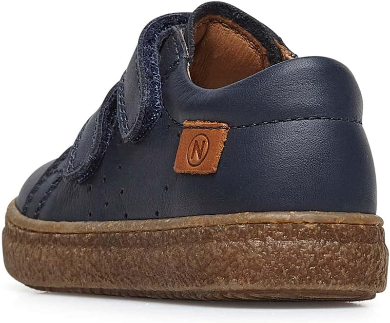 Naturino Carex VL-Sneaker aus gebürstetem Nappalede-Hellblau 20 EU Blau, 20 EU Blau