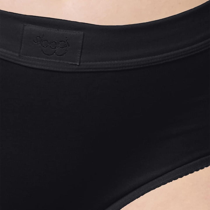 Sloggi 6er Pacl Double Comfort - Damen - Maxi Slip - Baumwolle 42 Schwarz, 42 Schwarz
