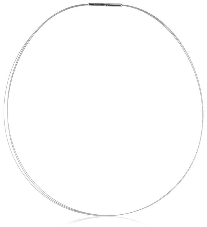 Boccia Damen-Collier Stahl 3-Fach 0804-0142