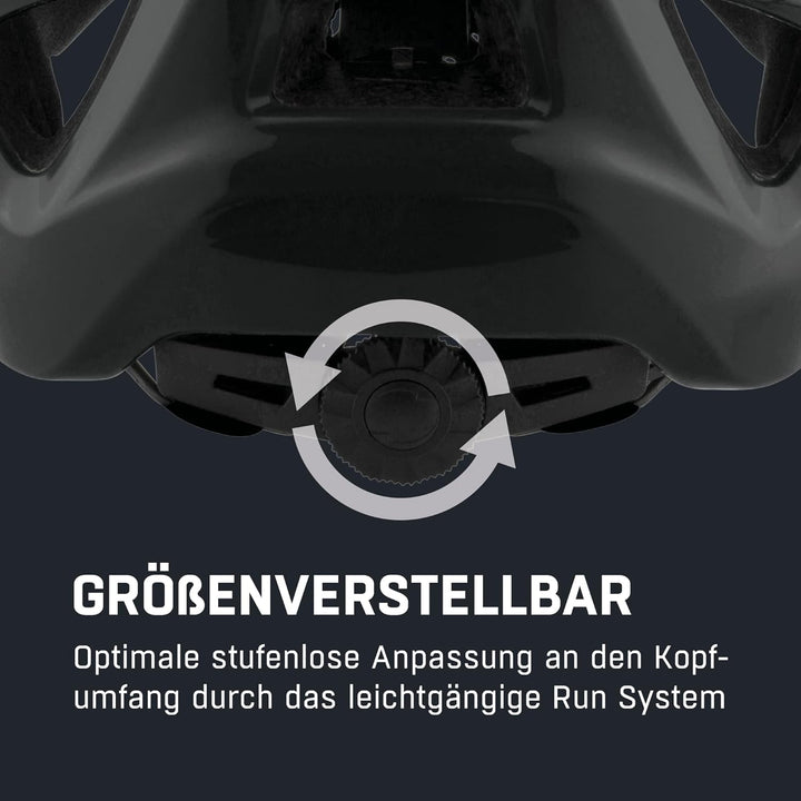ALPINA PICO FLASH - Beleuchteter, Leichter & Bruchfester Fahrradhelm Mit Fliegennetz Für Kinder blac