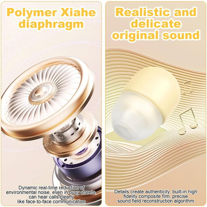 Mini Unsichtbare Kopfhörer Bluetooth Kabellos, Unsichtbare Kleine Schlaf Kopfhörer, In Ear Kleinste