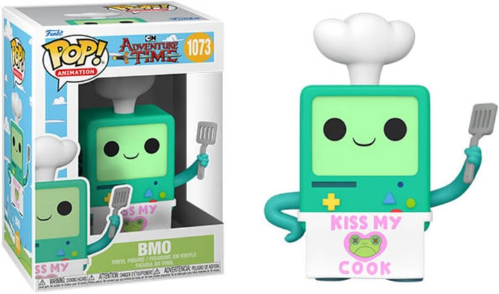 Funko Adventure Time – BMO Cook Pop! Vinyl-Figur (Bundled with Compatible Pop Box Protector Case)