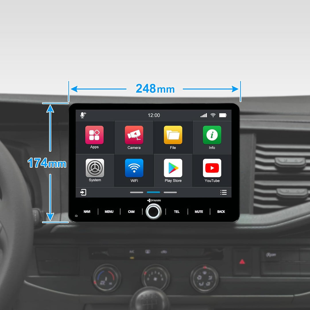 DYNAVIN Android Autoradio Navi für VW T6.1 Golf Sportsvan, 10,1 Zoll Radio mit Wireless Carplay und
