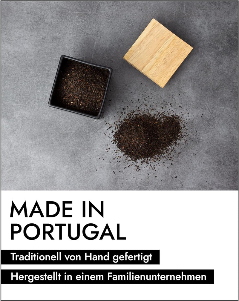 CONTINENTA Keramik Vorratsdose | Ideal Für Vorräte & Mit Luftdichtem Verschluss | Handmade In Portug