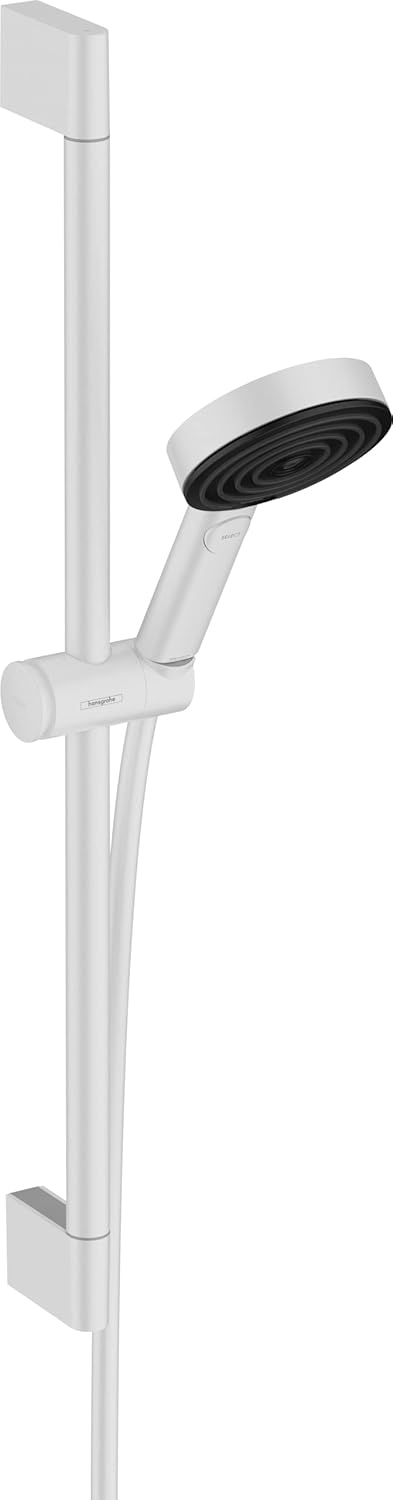 hansgrohe Duschset Pulsify Select S, Duschkopf wassersparend mit Schlauch und Halterung, verstellbar
