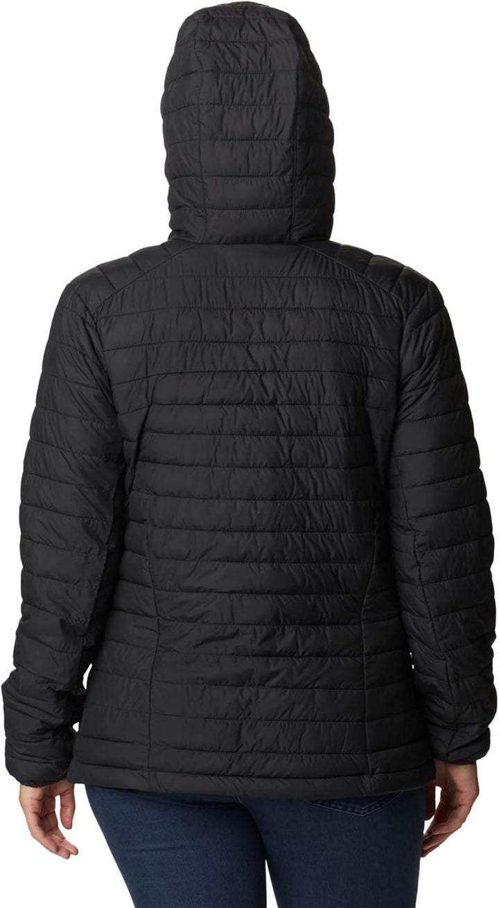 Columbia Silver Falls Hooded Jacket, Steppjacke mit Kapuze für Herren, Schwarz