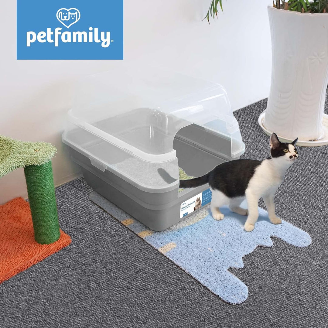 3in1 katzenklo mit Deckel gross katzentoilette, Jumbo Hooded Katzentoilette XXL Katzen klo mit Haube
