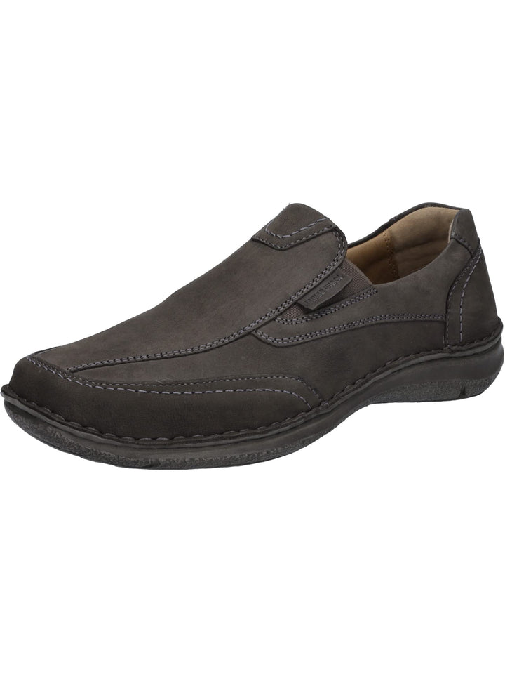 Josef Seibel Herren Slipper Anvers 67,Weite K (Extra weit),Wechselfussbett, 39 EU X-Weit Grau Granit